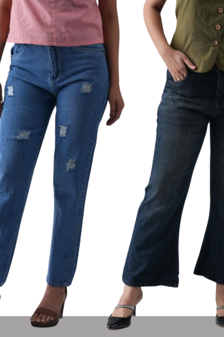 Dark Blue Relax Fit Women’s Jeans and Boot Fit Dark Blue Women’s Jeans